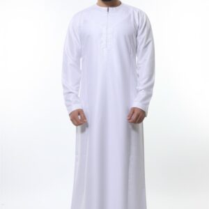 Men's Classic White Thobe / Thawb / Dishdasha