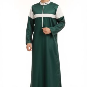 Men's Modern Thobe, a stylish and contemporary take on traditional Islamic attire